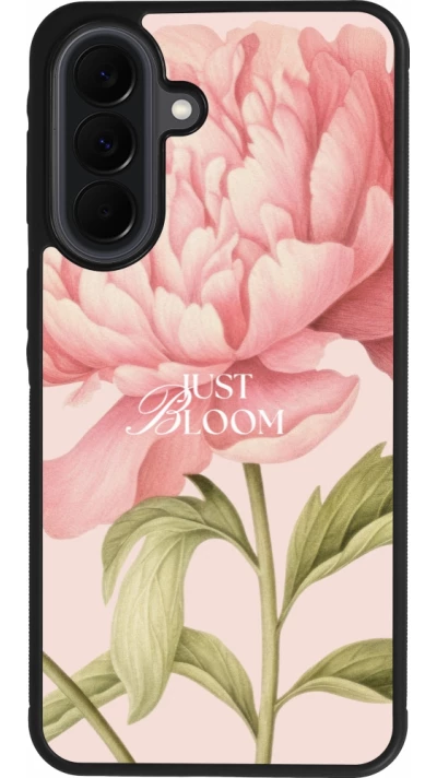 Coque Samsung Galaxy A37 - Silicone rigide noir Just Bloom Spring 2026