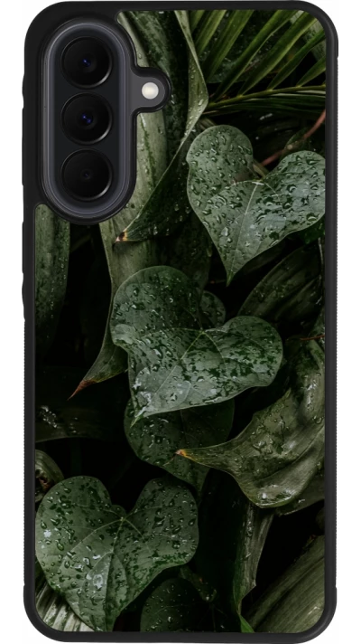 Samsung Galaxy A37 Case Hülle - Silikon schwarz Spring 23 fresh plants