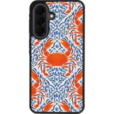 Samsung Galaxy A37 Case Hülle - Silikon schwarz Crabs and pearls Summer 2026