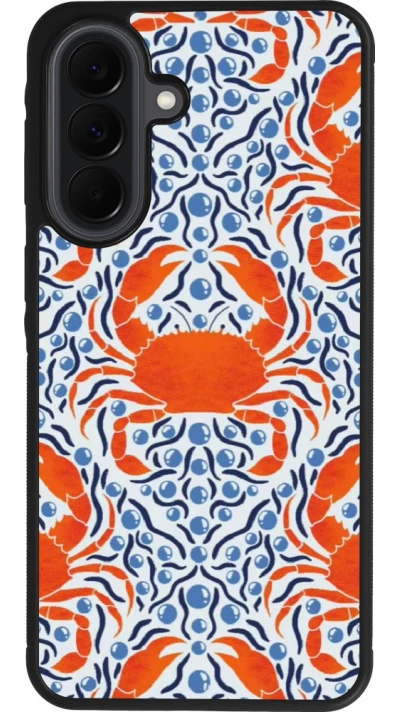 Samsung Galaxy A37 Case Hülle - Silikon schwarz Crabs and pearls Summer 2026