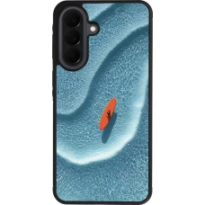 Samsung Galaxy A37 Case Hülle - Silikon schwarz Orange surf Summer 2026