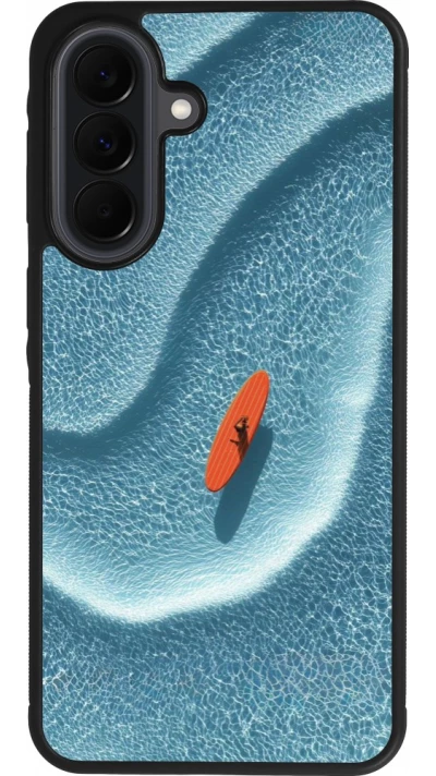 Samsung Galaxy A37 Case Hülle - Silikon schwarz Orange surf Summer 2026