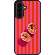 Samsung Galaxy A37 Case Hülle - Silikon schwarz Passion fruit Summer 2026