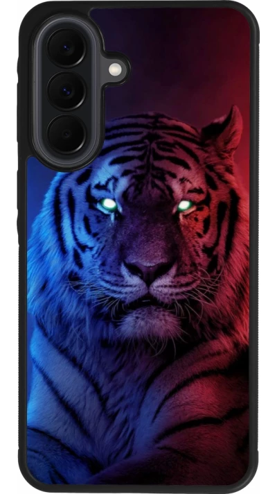 Samsung Galaxy A37 Case Hülle - Silikon schwarz Tiger Blue Red
