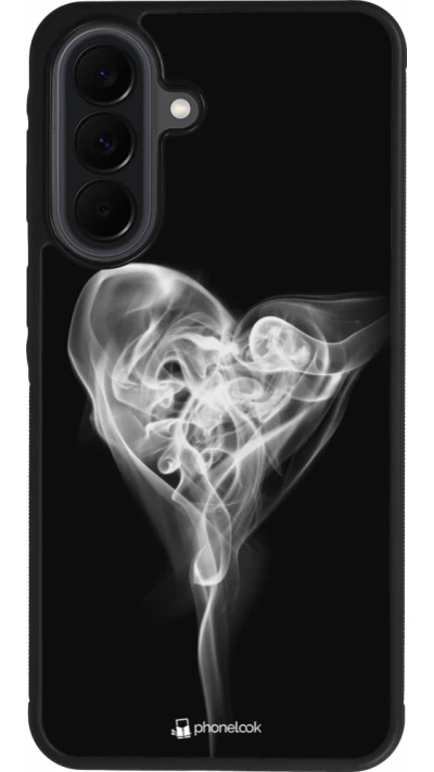 Samsung Galaxy A37 Case Hülle - Silikon schwarz Valentine 2022 Black Smoke