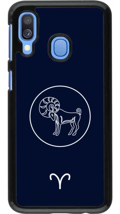 Samsung Galaxy A40 Case Hülle - Astrologie Widder