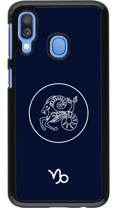 Samsung Galaxy A40 Case Hülle - Astrologie Steinbock