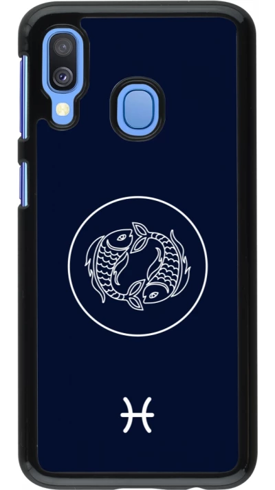 Samsung Galaxy A40 Case Hülle - Astrologie Fische