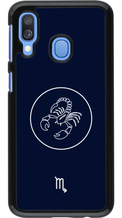 Samsung Galaxy A40 Case Hülle - Astrologie Skorpion