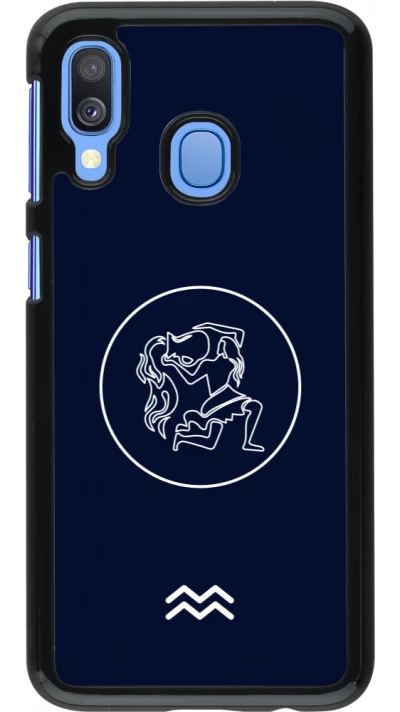 Samsung Galaxy A40 Case Hülle - Astrologie Wassermann