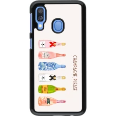 Samsung Galaxy A40 Case Hülle - Champagne Please