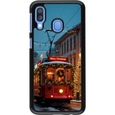 Samsung Galaxy A40 Case Hülle - Christmas 25 Xmas Train