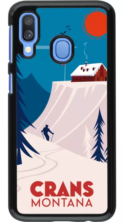 Samsung Galaxy A40 Case Hülle - Crans-Montana Cabane