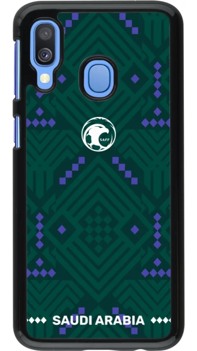 Samsung Galaxy A40 Case Hülle - Saudi Arabien 2026 personalisierbares Fussballtrikot