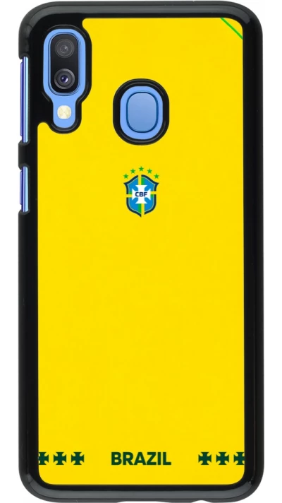 Samsung Galaxy A40 Case Hülle - Brasilien 2026 personalisierbares Fussballtrikot