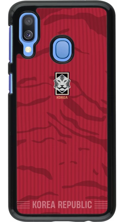Samsung Galaxy A40 Case Hülle - Südkorea 2026 personalisierbares Fussballtrikot