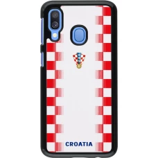 Samsung Galaxy A40 Case Hülle - Kroatien 2026 personalisierbares Fussballtrikot