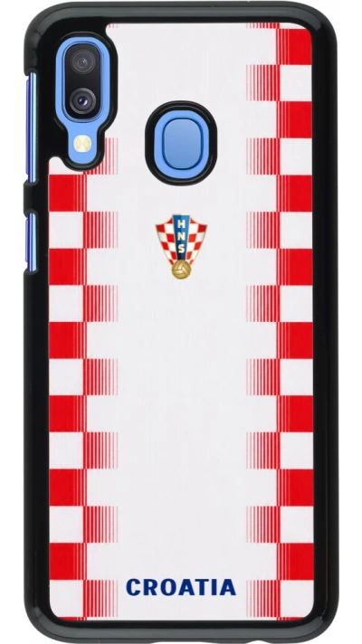 Samsung Galaxy A40 Case Hülle - Kroatien 2026 personalisierbares Fussballtrikot