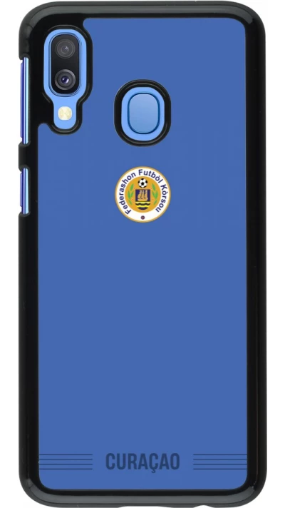 Samsung Galaxy A40 Case Hülle - Curaçao 2026 personalisierbares Fussballtrikot