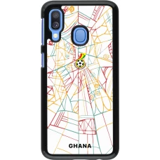 Samsung Galaxy A40 Case Hülle - Ghana 2026 personalisierbares Fussballtrikot