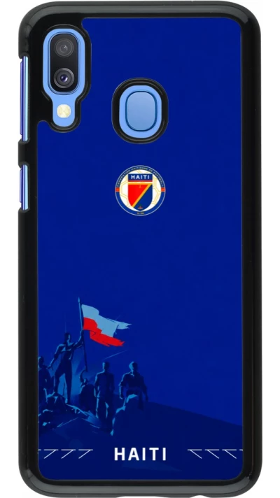 Samsung Galaxy A40 Case Hülle - Haiti 2026 personalisierbares Fussballtrikot