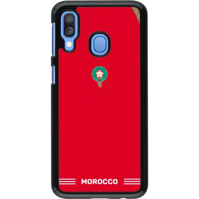 Samsung Galaxy A40 Case Hülle - Marokko 2026 personalisierbares Fussballtrikot