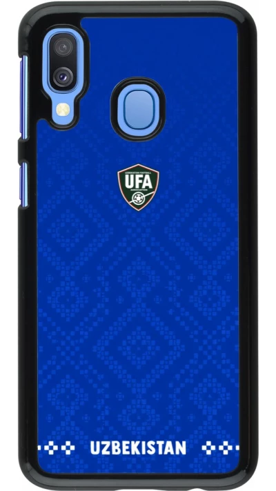 Samsung Galaxy A40 Case Hülle - Usbekistan 2026 personalisierbares Fussballtrikot