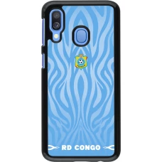 Samsung Galaxy A40 Case Hülle - Demokratische Republik Kongo 2026 personalisierbares Fussballtrikot