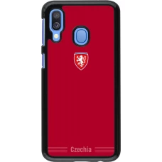 Samsung Galaxy A40 Case Hülle - Tschechische Republik 2026 personalisierbares Fussballtrikot