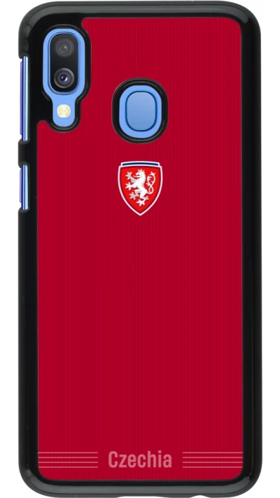 Samsung Galaxy A40 Case Hülle - Tschechische Republik 2026 personalisierbares Fussballtrikot