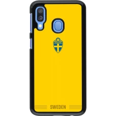 Coque Samsung Galaxy A40 - Maillot de football Suède 2026 personnalisable