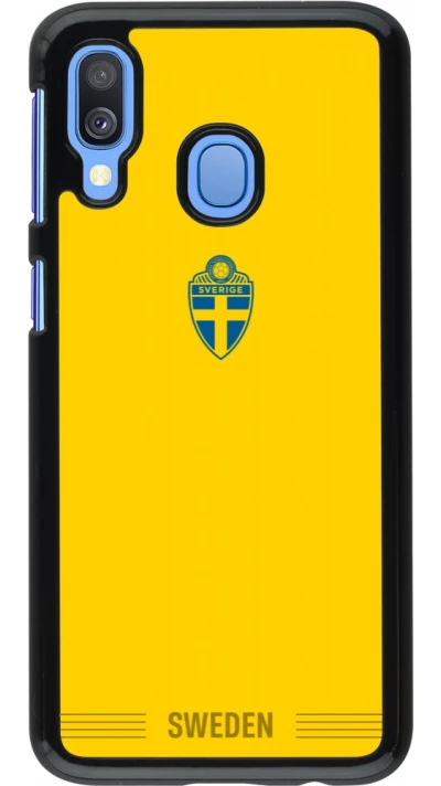 Samsung Galaxy A40 Case Hülle - Schweden 2026 personalisierbares Fussballtrikot