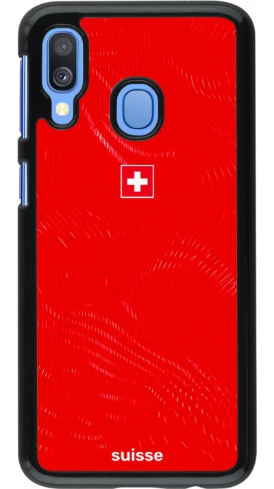 Samsung Galaxy A40 Case Hülle - Schweiz 2026 personalisierbares Fussballtrikot