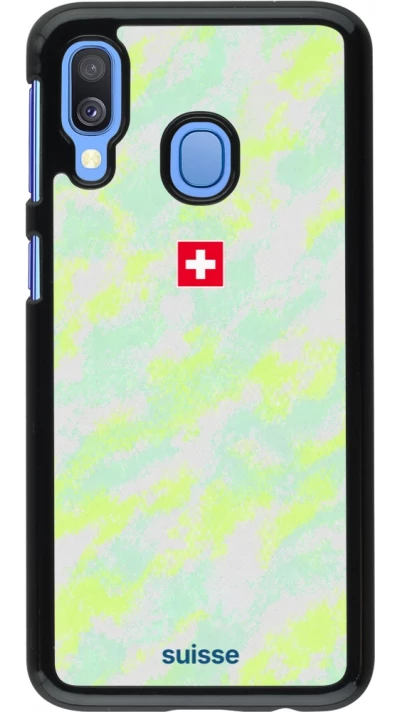 Samsung Galaxy A40 Case Hülle - Schweiz Away 2026 personalisierbares Fussballtrikot