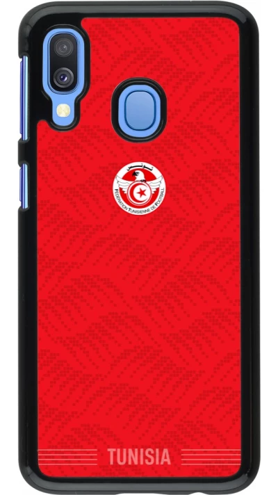 Samsung Galaxy A40 Case Hülle - Tunesien 2026 personalisierbares Fussballtrikot