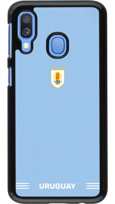 Samsung Galaxy A40 Case Hülle - Uruguay 2026 personalisierbares Fussballtrikot