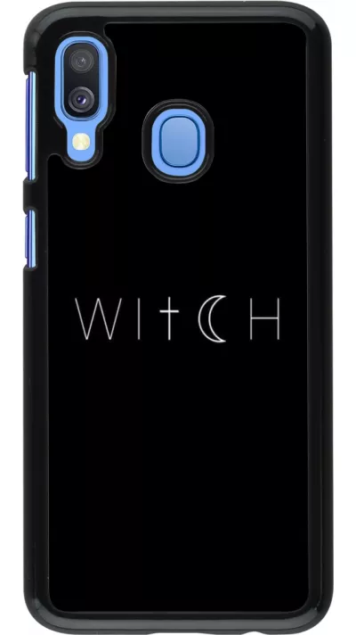 Samsung Galaxy A40 Case Hülle - Halloween 22 witch word