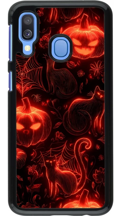 Samsung Galaxy A40 Case Hülle - Halloween 2026 Pattern Halloween