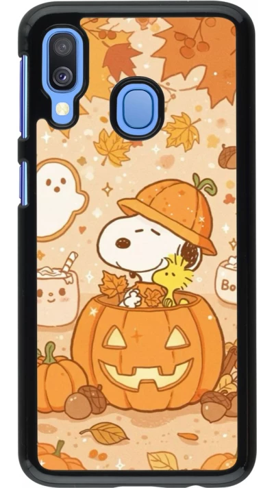 Samsung Galaxy A40 Case Hülle - Halloween 2026 Snoopy Halloween