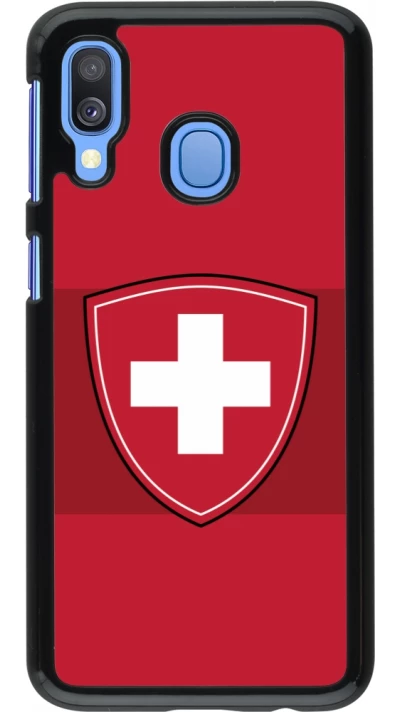 Samsung Galaxy A40 Case Hülle - Hockey World Championship Ecusson Suisse