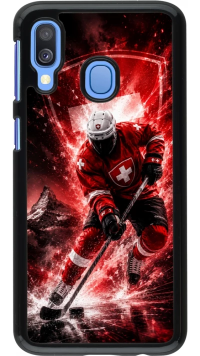 Samsung Galaxy A40 Case Hülle - Hockey World Championship Player