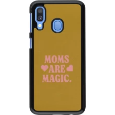 Samsung Galaxy A40 Case Hülle - Mom 2026 Are Magic