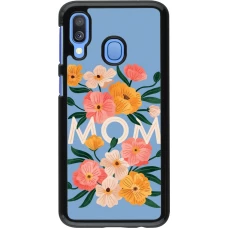 Samsung Galaxy A40 Case Hülle - Mom 2026 Flowers