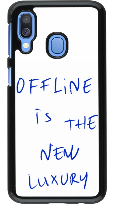 Samsung Galaxy A40 Case Hülle - Offline is the new luxury