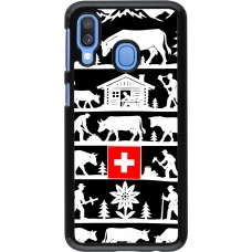 Samsung Galaxy A40 Case Hülle - Poya Schweiz 1 schwarz