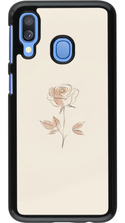 Coque Samsung Galaxy A40 - Sable Rose Minimaliste
