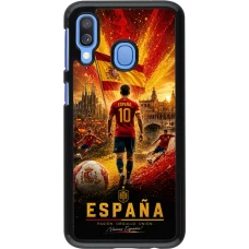 Samsung Galaxy A40 Case Hülle - Fussball Espanien splash 2026