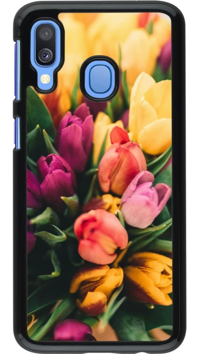 Samsung Galaxy A40 Case Hülle - Bouquet of tulips Spring 2026