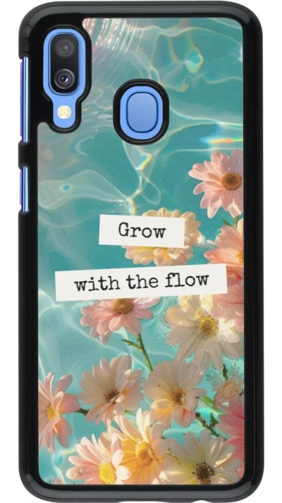 Samsung Galaxy A40 Case Hülle - Summer 2025 Grow with the flow