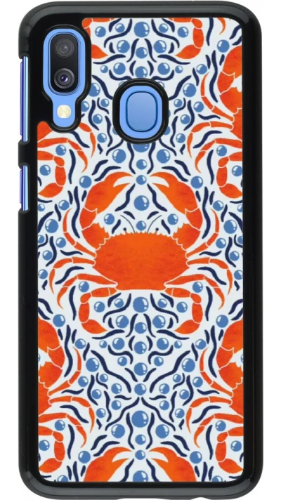 Coque Samsung Galaxy A40 - Crabs and pearls Summer 2026